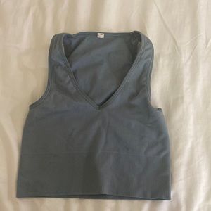 Athleta Ribbed workout top